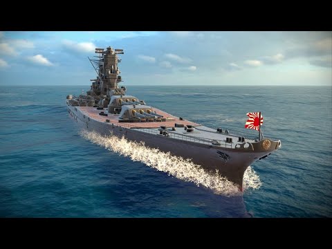 First GamePlay   IJN YAMATO - Modern Warship #modernwarships #ships #yamato #battleship #gaming