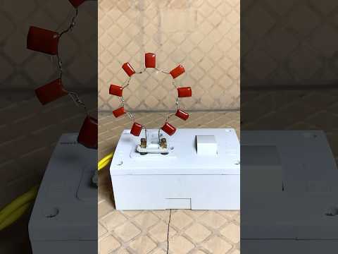 Ceramic Capacitor vs. (220V) Electricity #experiment #electrical