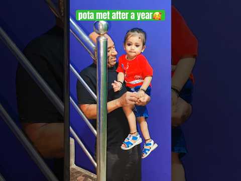 Grandson Met After a Year😘😘#emotional #grandson #grandfather #shorts #trending #ytshorts #dada