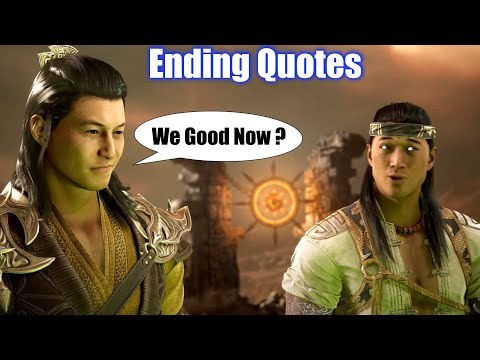 MK1 All Characters Quotes after Defeating Final Boss - Mortal Kombat 1