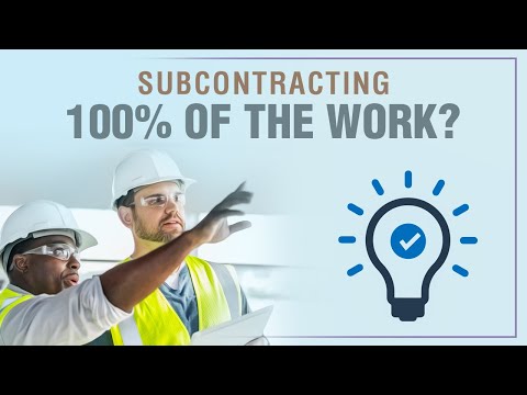 Can You Subcontract 100% of a Government Contract?