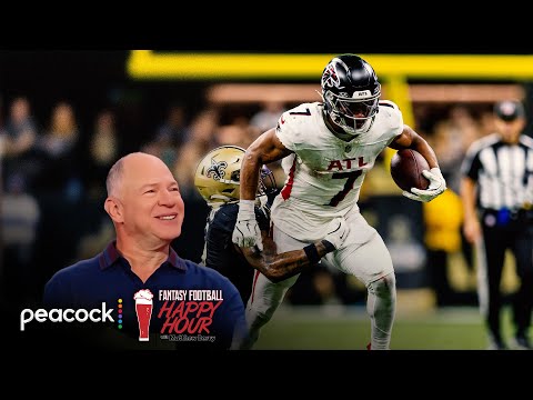 Bijan Robinson has massive game in tough loss to Saints | Fantasy Football Happy Hour | NFL on NBC