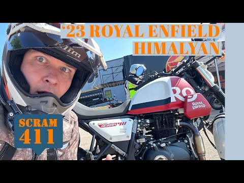 23 Royal Enfield Himalayan SCRAM 411 TEST RIDE and REVIEW!