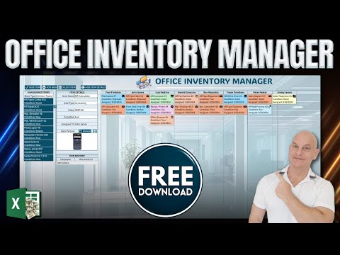 Organize Office Equipment & Inventory with Excel + FREE DOWNLOAD