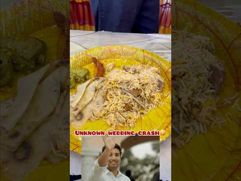 Unknown wedding crash😛 #food #hyderabad #reels #trending #ytshorts #shorts #wedding