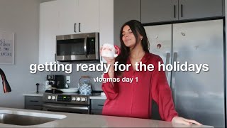 getting in the christmas spirit— vlogmas day 1