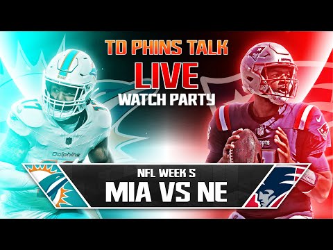 Miami Dolphins vs New England Patriots live Play by Play WATCH PARTY!🔥🔥🔥🔥🔥