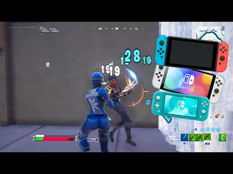 Nintendo Switch OLED Fortnite Chapter 3 Arena Gameplay (4K 60FPS)