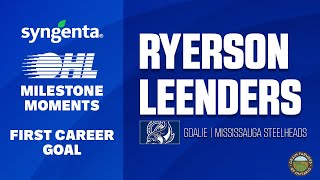 OHL Milestone Moments | Ryerson Leenders | First Career Shutout