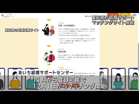 あいち結婚サポートセンターが開設 (24/11/01 22:01)