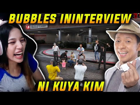 BUBBLES ININTERVIEW NI KUYA KIM ANG BATANG PASAWAY LAUGHTRIP | GTA V ROLEPLAY | IZZECREAM