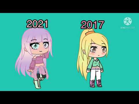 2017 gacha characters VS 2021 gacha characters