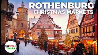 Experience the Rothenburg ob de Tauber's Christmas Market in 4K HDR! - Reiterlesmarkt