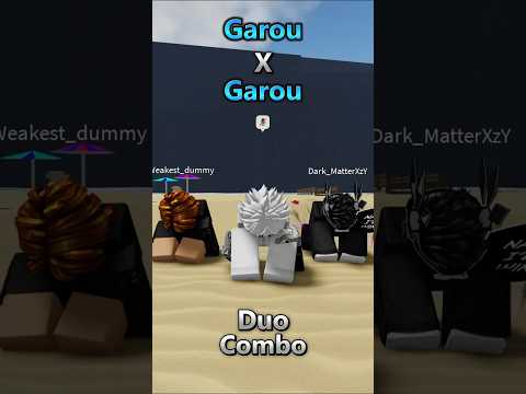 Garou X Garou Combo🗣️🔥 #shorts #roblox #strongestbattlegrounds