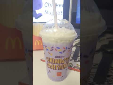 Grimace Shake is the best #grimaceshake #mcdonalds #hololive