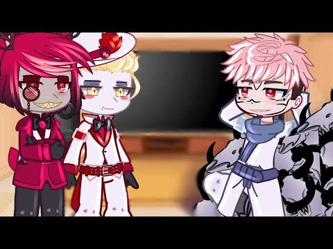 Hazbin Hotel React To Sukuna As New Powerful Overlord || Gacha React