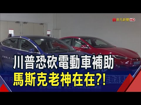 購車7500美元補貼恐取消...電動車股嚇倒一片！馬斯克喊：沒在怕"特斯拉對手更慘"｜非凡財經新聞｜20241115