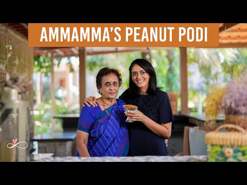 My Ammamma Teaches Us Her Famous Spicy Peanut Podi || Easy Recipe || Infinity Platter || 2023