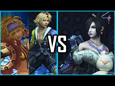 Tidus and Rikku vs. Lulu and Kimahri | Final Fantasy X-2 HD Remaster