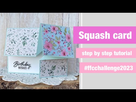 Squash card step by step tutorial #ffcchallenge2023