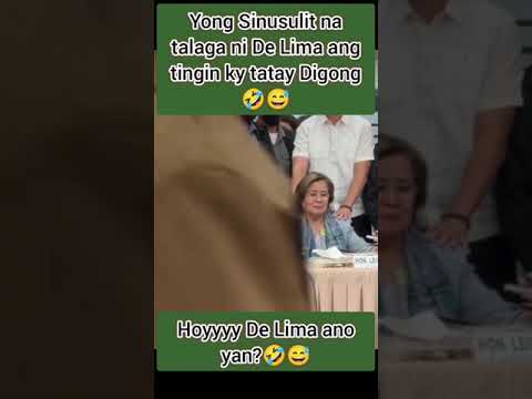 GRABI YONG TINGIN NI LEILA DE LIMA KY TATAY  DIGONG🤣 | #tataydigong #leiladelima