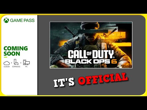 Call of Duty Confirmed for Game Pass