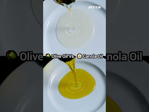 Which is best: olive oil or canola oil? #fitness #oil #health