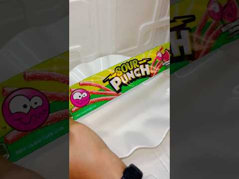 Strawberry  Sour Punch Straws, soft  & chewy #sweet #kidslove #youtubeshorts