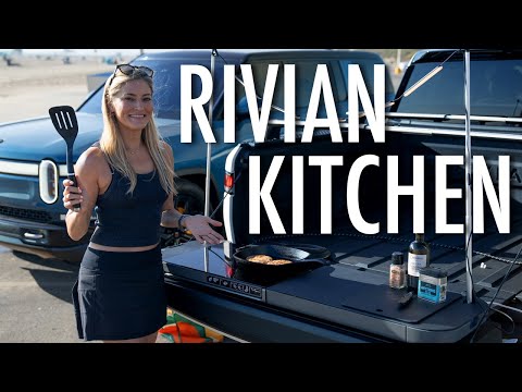 Rivian's Travel Kitchen is here!!! First look and testing on the R1T!