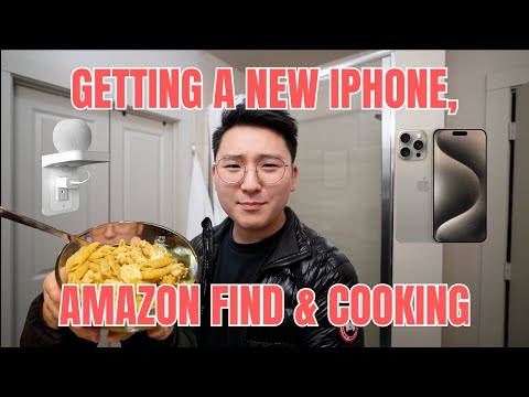 getting a new iphone, amazon find & cooking