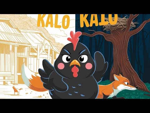 कालो मुर्गी  की कहानी ! kalo murgi or lomdi ! Hindi kahani ! cartoon Story! moral stories!#motivatio