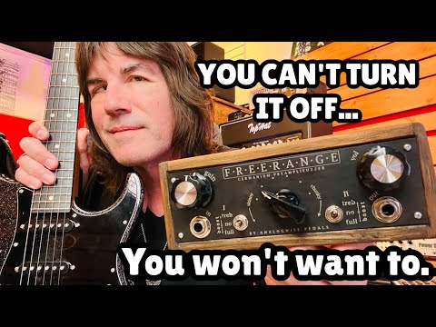 YOU WON'T BE ABLE TO TURN IT OFF!  (Literally!) FREERANGE ANALOG PREAMPLIFUZZER from ANALOGWIISE