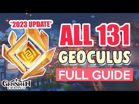 *2023 UPDATE* How to: GET ALL 131 GEOCULUS LIYUE COMPLETE GUIDE FULL TUTORIAL | Genshin Impact