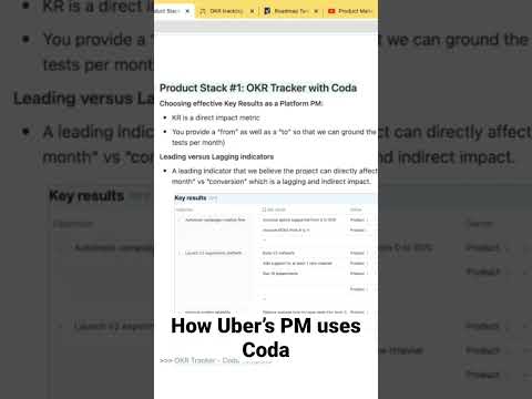 Uber’s product manager on why she uses Coda for OKRs