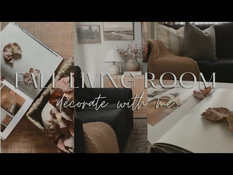 FALL DECORATE WITH ME 2024 | fall living room