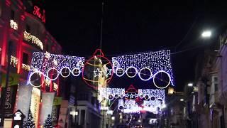 Christmas street decorations in Gozo (Dec 2018)