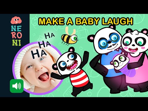 Babysitting with Goofy Panda & BeeBee | NEW BABY SISTER! | Make your baby laugh | Neroni Kids