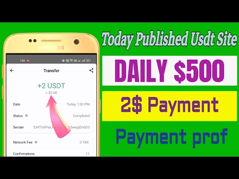 Usdt shopping mall income | Earn Usdt daily | Usdt investing Site