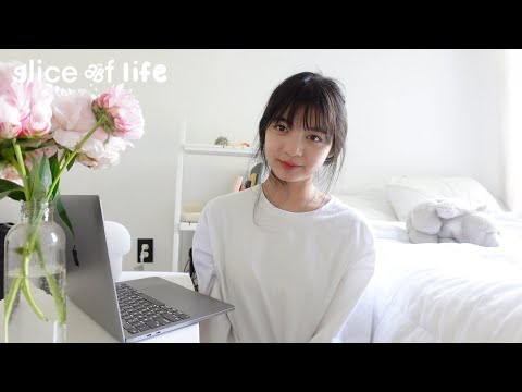 Slice of Life: Uni Student Life During Finals, What I Eat in a Week, Studying for Exams & Flowers!