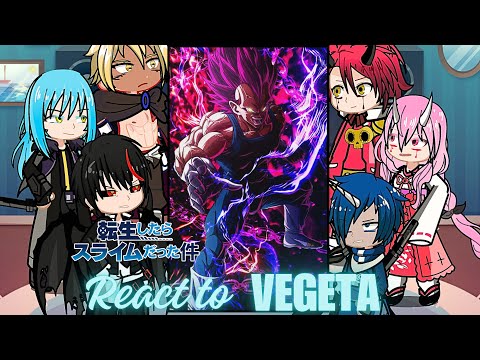 Rimuru Tempest react to super saiyan blue Vegeta | Dragonball heroes | Gacha life 2  | slime | goku