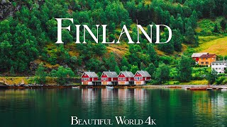 FINLAND 4K Amazing Aerial Film - Meditation Relaxing Music - Natural Landscape