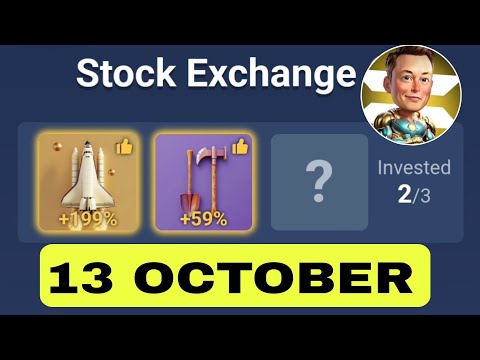 X Empire Daily Investment Funds 13 October | X Empire Daily Combo | Musk Empire Today Combo Cards