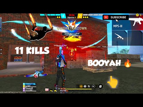 11 kills 😎OP BOOYAH IN CS-RANKED // FULL VIDEO 🔥