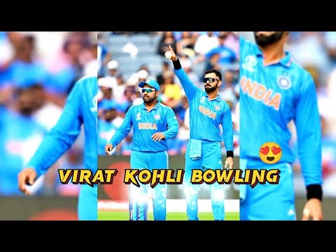 Virat kohli bowling vs Bangladesh | india vs Bangladesh world cup 2023 #viralvideo #somusn2