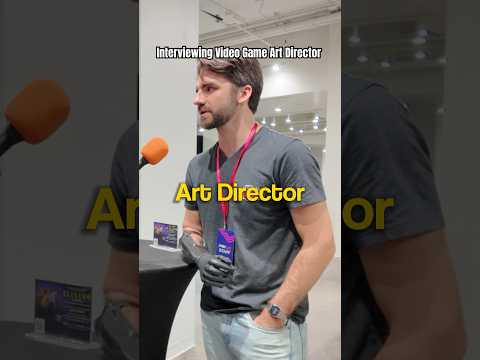 Interviewing a Video Game Art Director #artdirector #videogameindustry