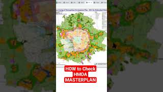 This is how u check HMDA masterplan #hyderabadrealty #realestate