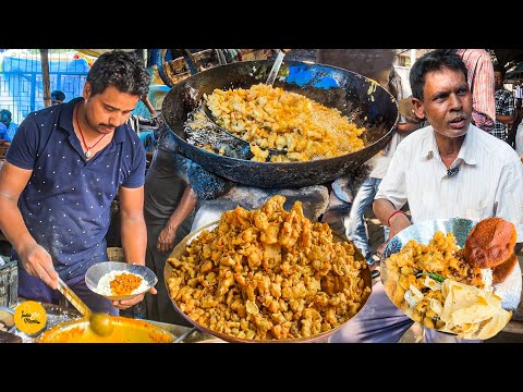 Jharkhandi Style Cheapest Ghugni Muri Wala Breakfast Making Rs. 20/- Only l Dumka Street Food