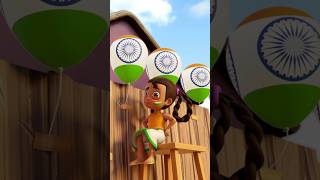 Mere Desh Ki Dharti Bharat Geet, मेरे देश कि धरती #shorts #hindirhymes #independenceday #shortvideo