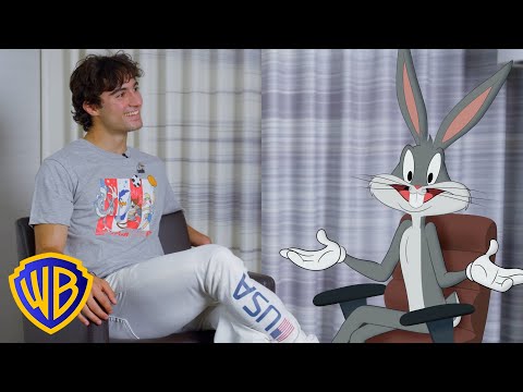 Ezra Frech 🇺🇸 - Athlete Interview | Looney Tunes Presents: Sports Talk with Bugs Bunny | @wbkids