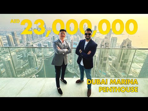 INSIDE THE HIGHEST PENTHOUSE IN DUBAI MARINA WITH PANORAMIC VIEWS | PROPERTY VLOG NO. 96